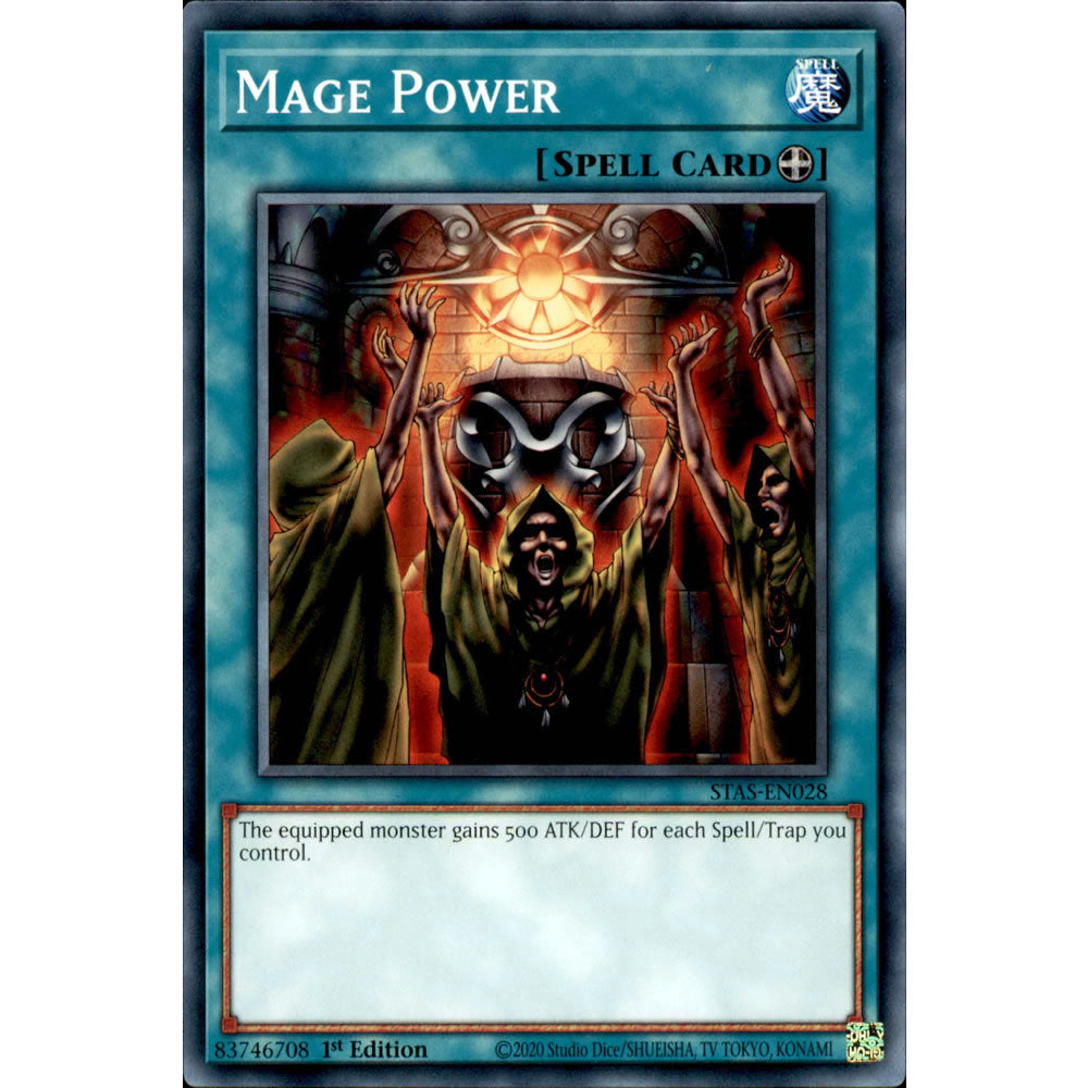 Mage Power STAS-EN028 Yu-Gi-Oh! Card from the 2-Player Starter Set Set