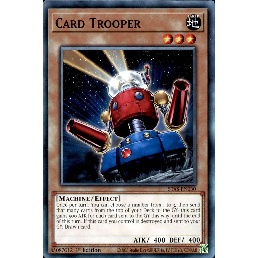 Card Trooper STAS-EN030 Yu-Gi-Oh! Card from the 2-Player Starter Set Set