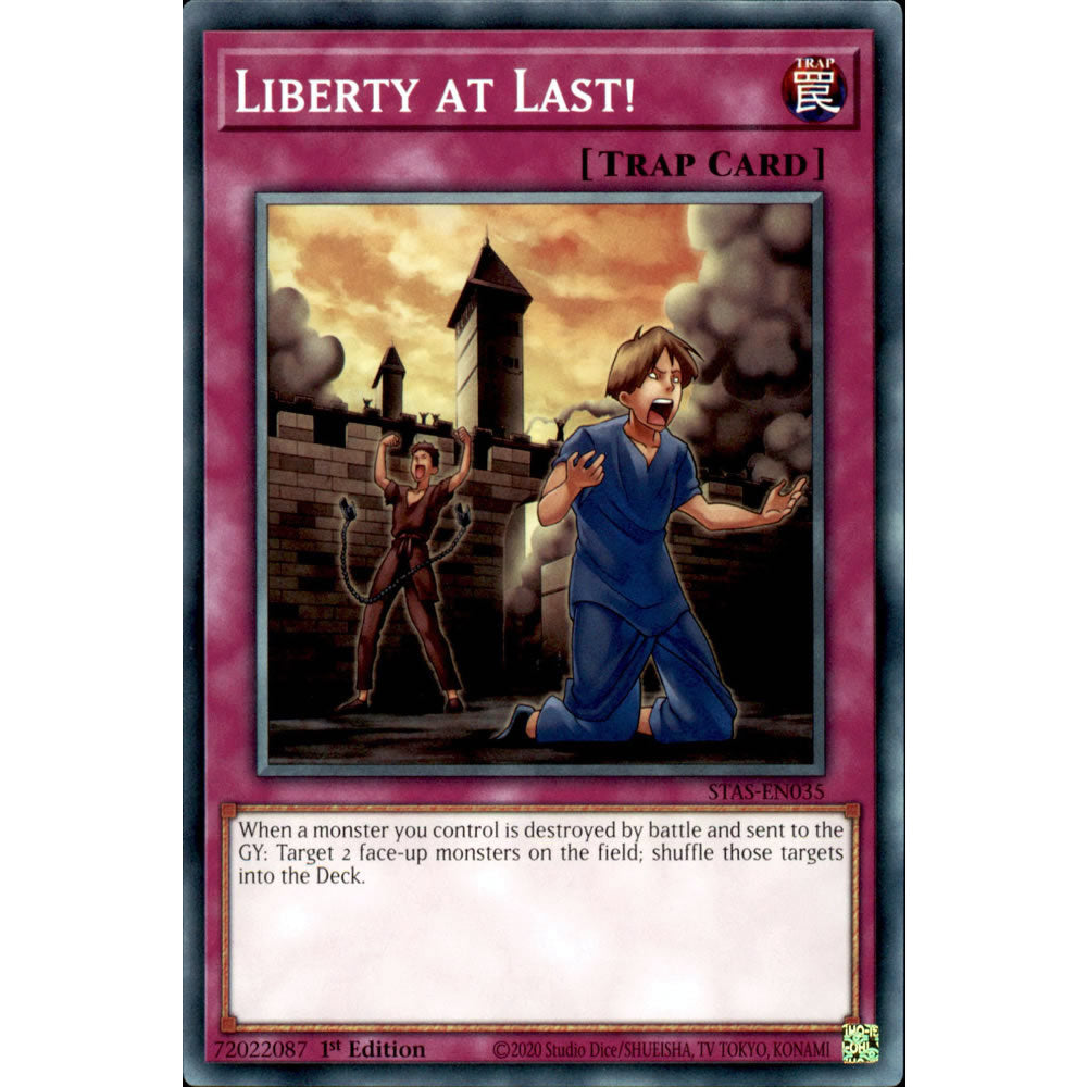 Liberty at Last! STAS-EN035 Yu-Gi-Oh! Card from the 2-Player Starter Set Set