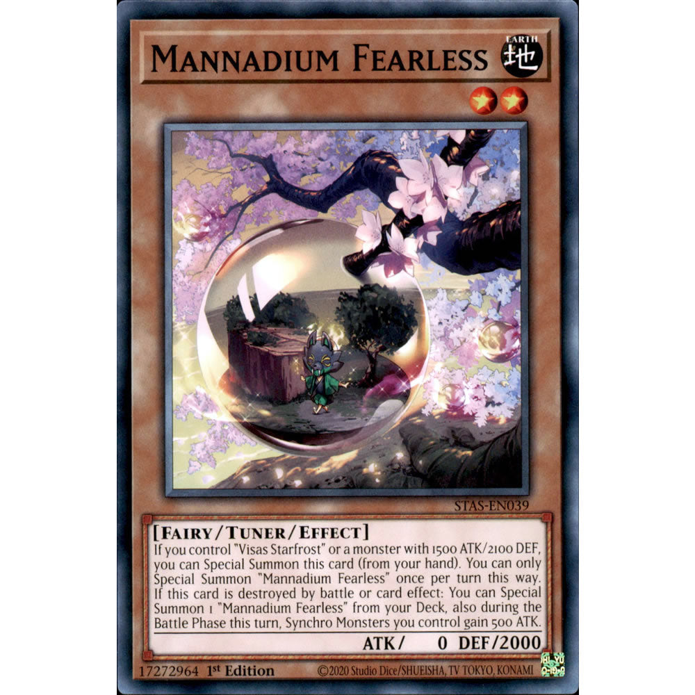 Mannadium Fearless STAS-EN039 Yu-Gi-Oh! Card from the 2-Player Starter Set Set