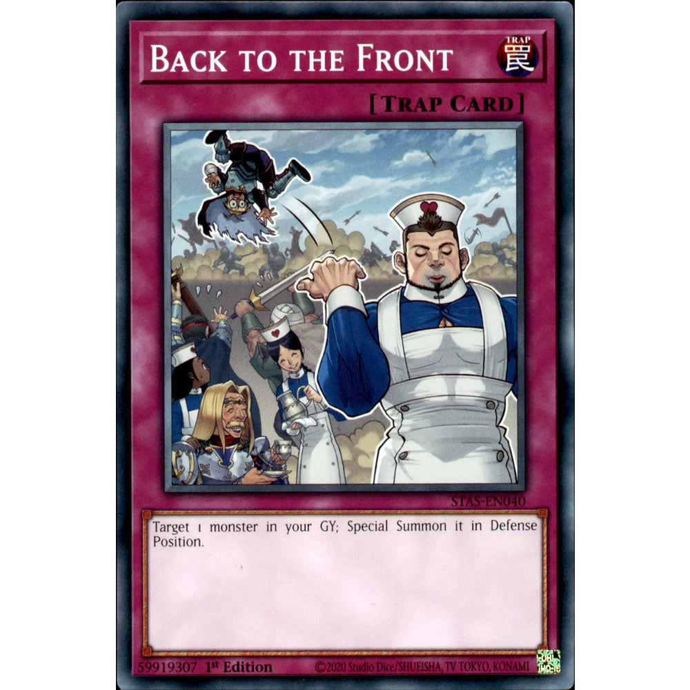 Back to the Front STAS-EN040 Yu-Gi-Oh! Card from the 2-Player Starter Set Set
