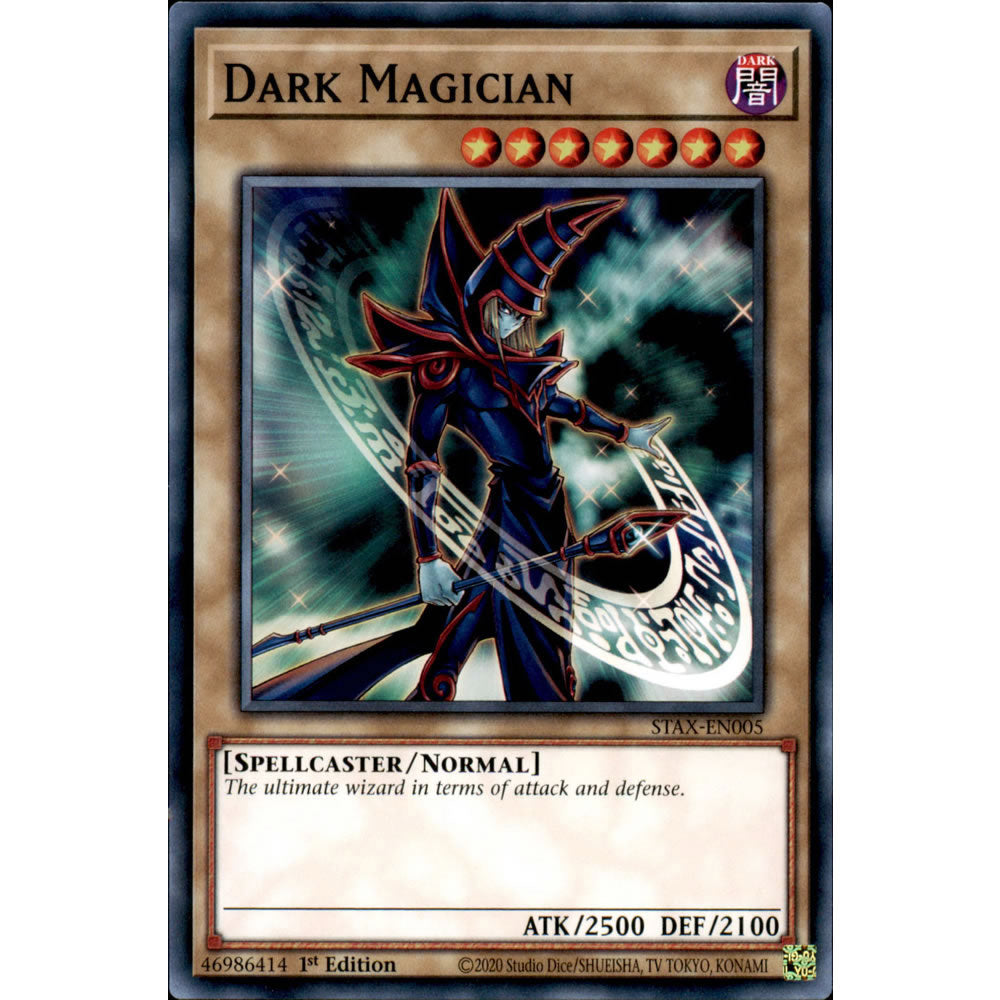Dark Magician STAX-EN005 Yu-Gi-Oh! Card from the 2-Player Starter Set Set