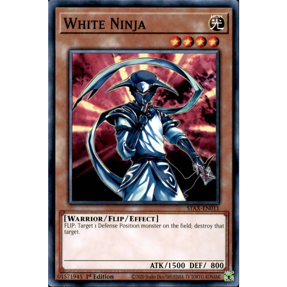 White Ninja STAX-EN011 Yu-Gi-Oh! Card from the 2-Player Starter Set Set