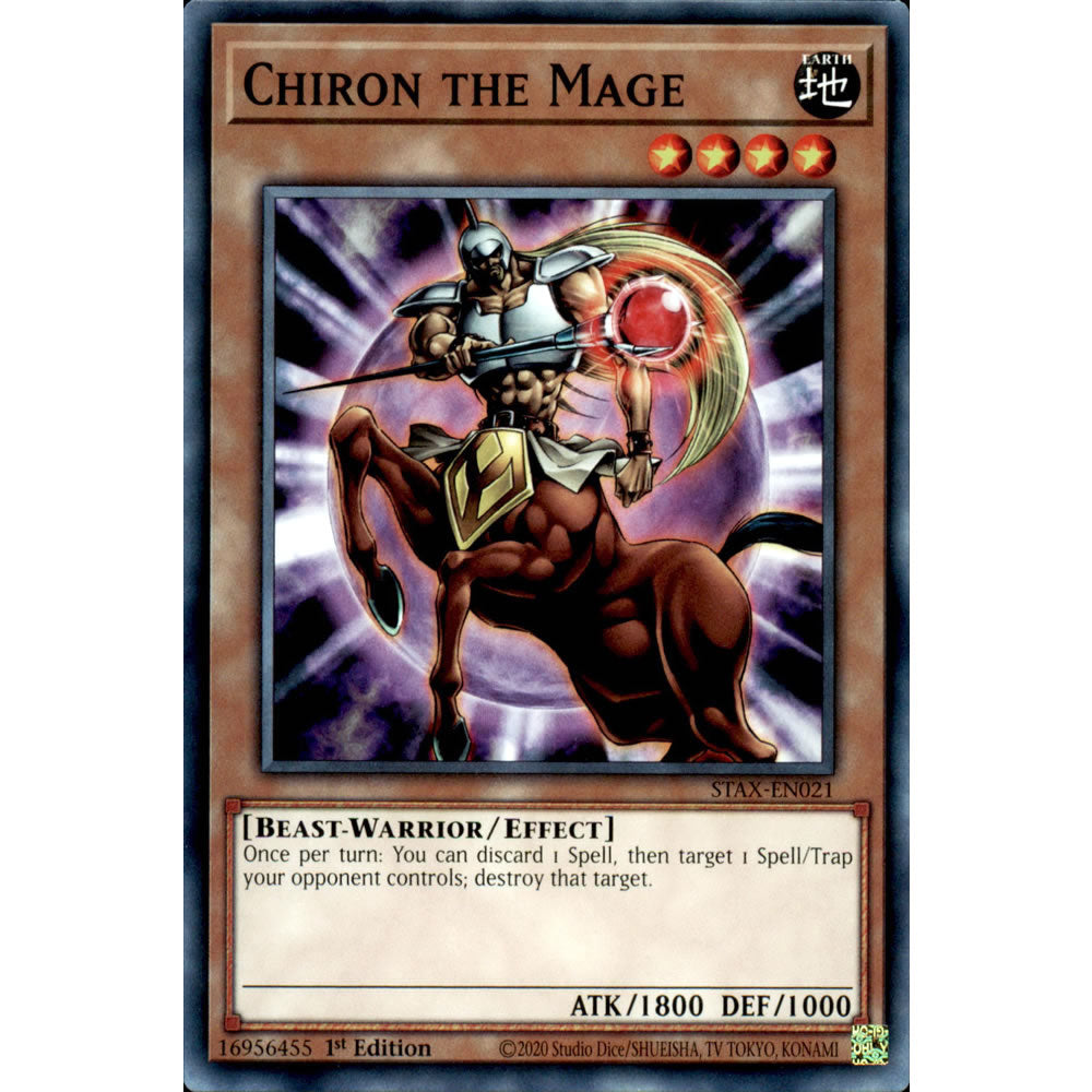 Chiron the Mage STAX-EN021 Yu-Gi-Oh! Card from the 2-Player Starter Set Set