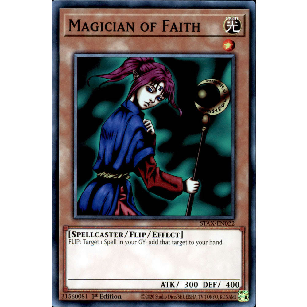 Magician of Faith STAX-EN022 Yu-Gi-Oh! Card from the 2-Player Starter Set Set
