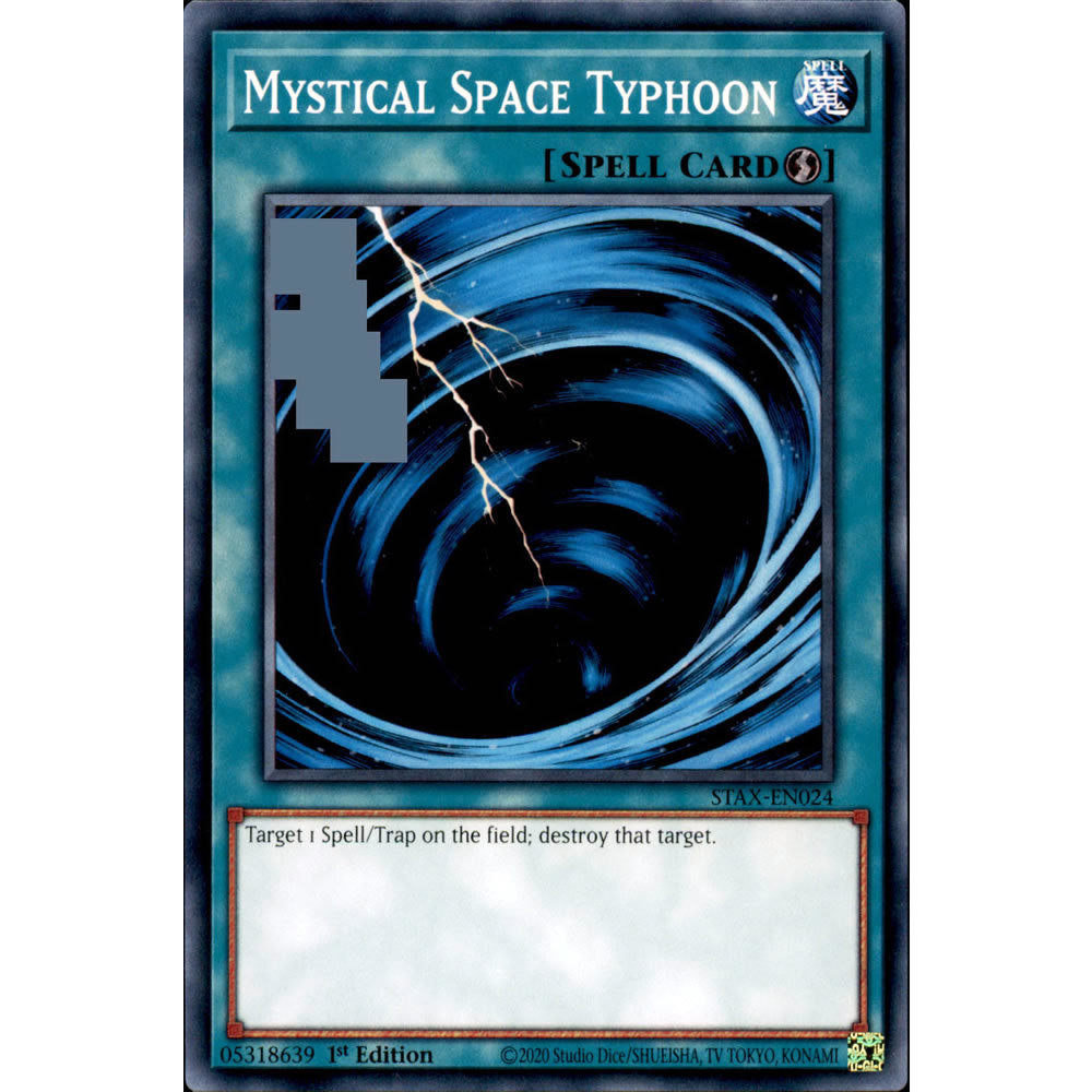 Mystical Space Typhoon STAX-EN024 Yu-Gi-Oh! Card from the 2-Player Starter Set Set