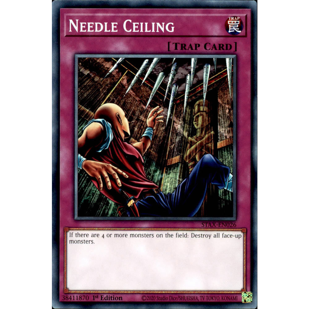Needle Ceiling STAX-EN026 Yu-Gi-Oh! Card from the 2-Player Starter Set Set