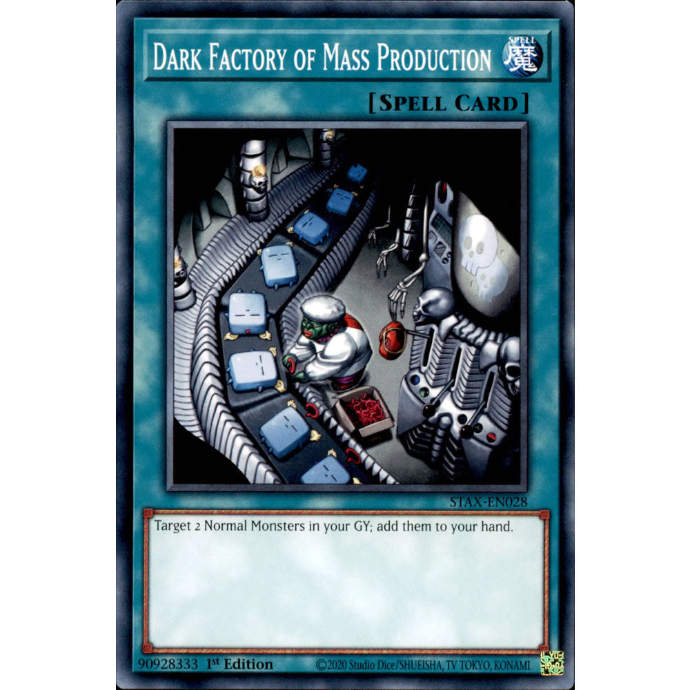 Dark Factory of Mass Production STAX-EN028 Yu-Gi-Oh! Card from the 2-Player Starter Set Set