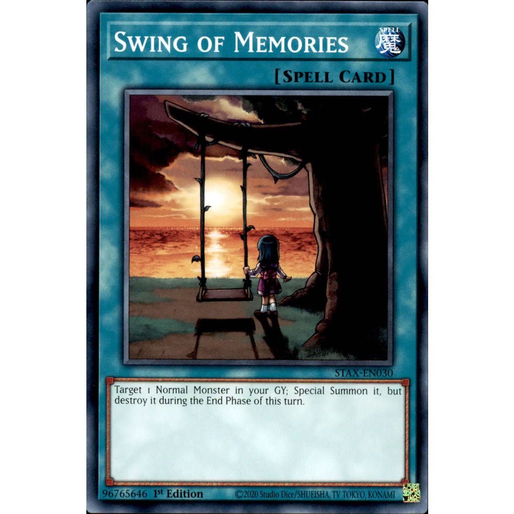 Swing of Memories STAX-EN030 Yu-Gi-Oh! Card from the 2-Player Starter Set Set