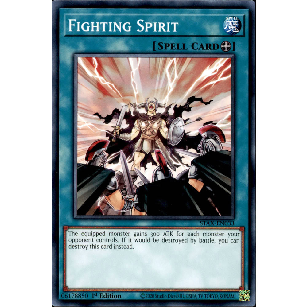 Fighting Spirit STAX-EN033 Yu-Gi-Oh! Card from the 2-Player Starter Set Set