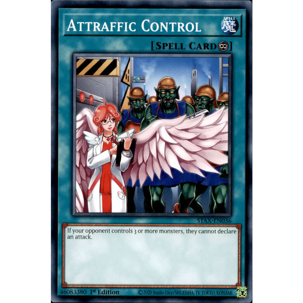 Attraffic Control STAX-EN036 Yu-Gi-Oh! Card from the 2-Player Starter Set Set