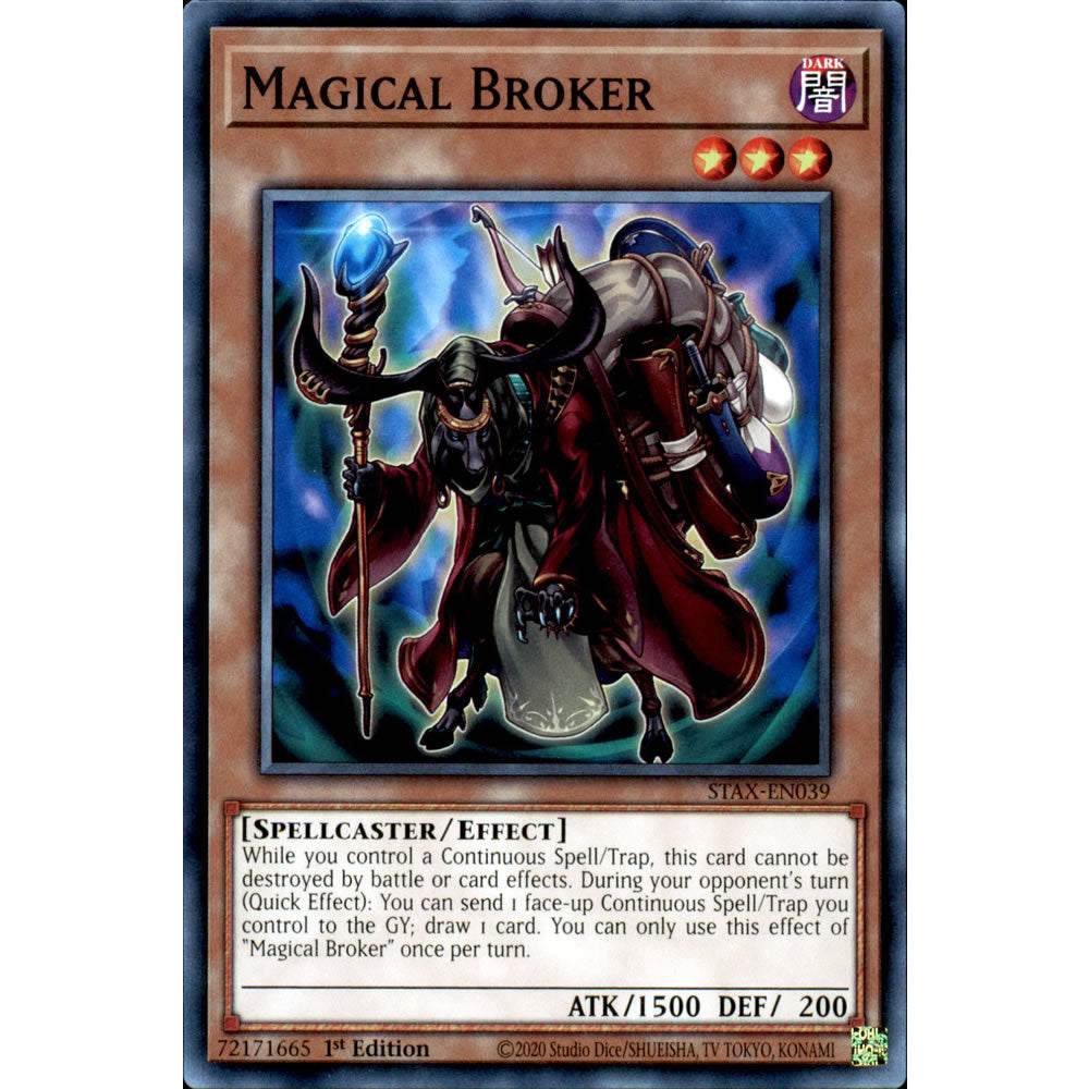 Magical Broker STAX-EN039 Yu-Gi-Oh! Card from the 2-Player Starter Set Set