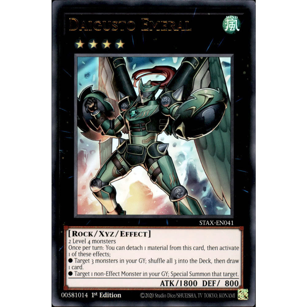 Daigusto Emeral STAX-EN041 Yu-Gi-Oh! Card from the 2-Player Starter Set Set