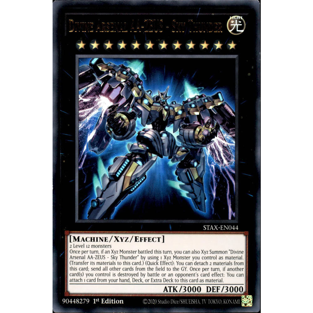 Divine Arsenal AA-ZEUS - Sky Thunder STAX-EN044 Yu-Gi-Oh! Card from the 2-Player Starter Set Set