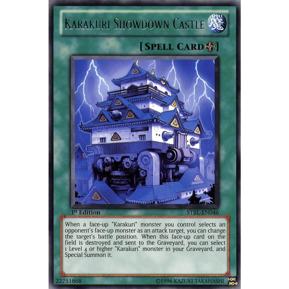 Karakuri Showdown Castle STBL-EN046 Yu-Gi-Oh! Card from the Starstrike Blast Set