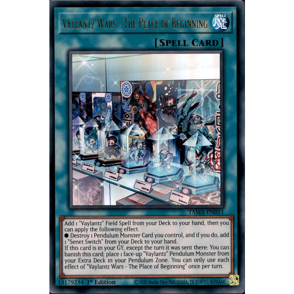 Vaylantz Wars - The Place of Beginning TAMA-EN011 Yu-Gi-Oh! Card from the Tactical Masters Set