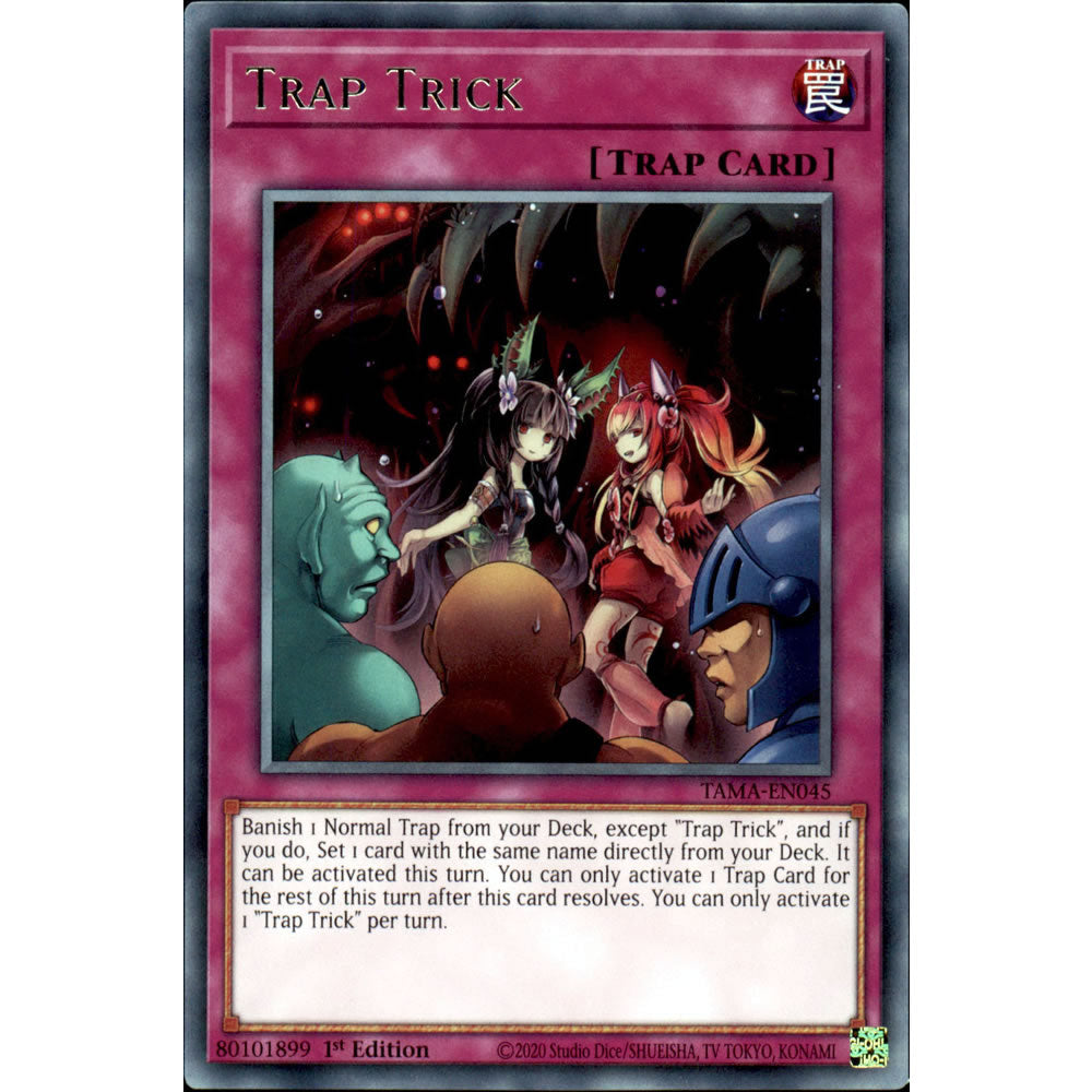 Trap Trick TAMA-EN045 Yu-Gi-Oh! Card from the Tactical Masters Set