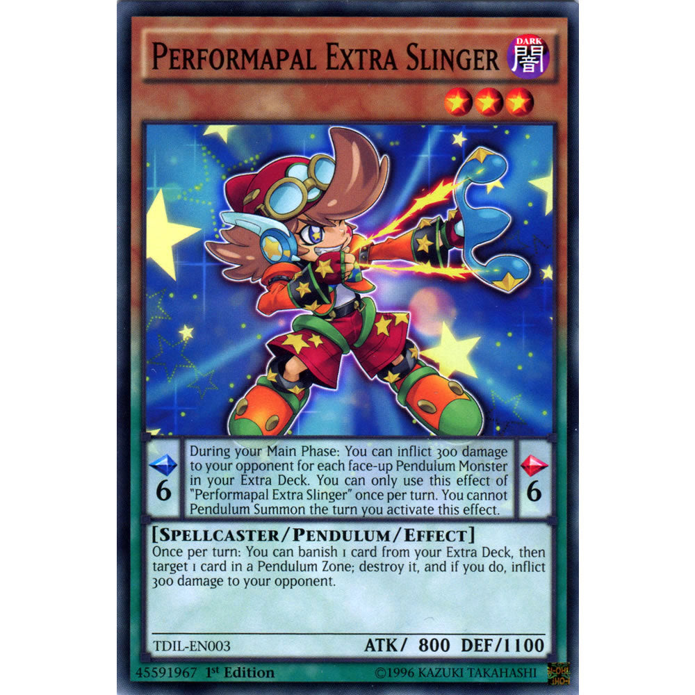 Performapal Extra Slinger TDIL-EN003 Yu-Gi-Oh! Card from the The Dark Illusion Set