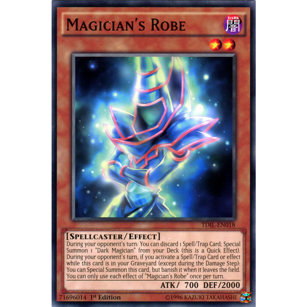 Magician's Robe TDIL-EN018 Yu-Gi-Oh! Card from the The Dark Illusion Set