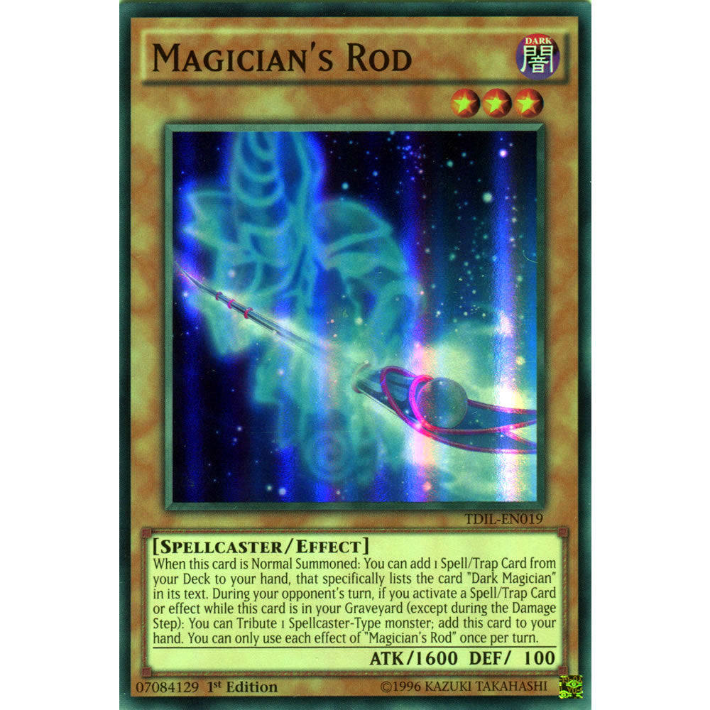 Magician's Rod TDIL-EN019 Yu-Gi-Oh! Card from the The Dark Illusion Set