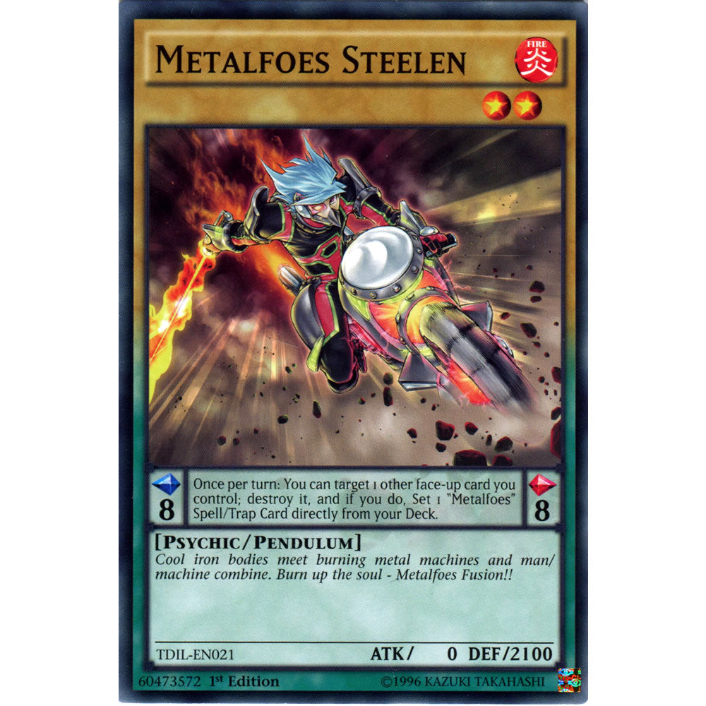 Metalfoes Steelen TDIL-EN021 Yu-Gi-Oh! Card from the The Dark Illusion Set