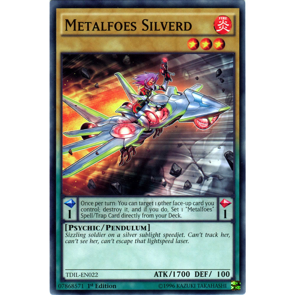 Metalfoes Silverd TDIL-EN022 Yu-Gi-Oh! Card from the The Dark Illusion Set