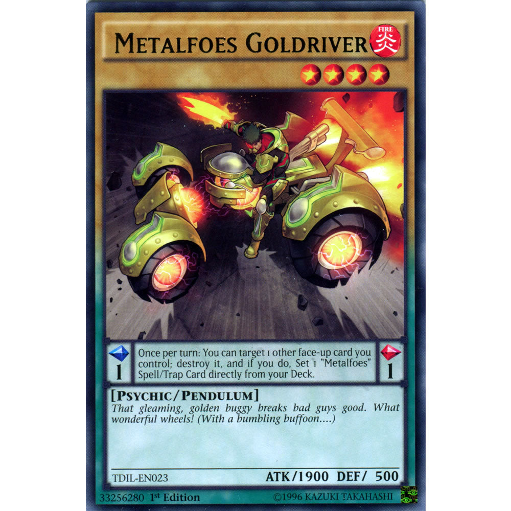 Metalfoes Goldriver TDIL-EN023 Yu-Gi-Oh! Card from the The Dark Illusion Set