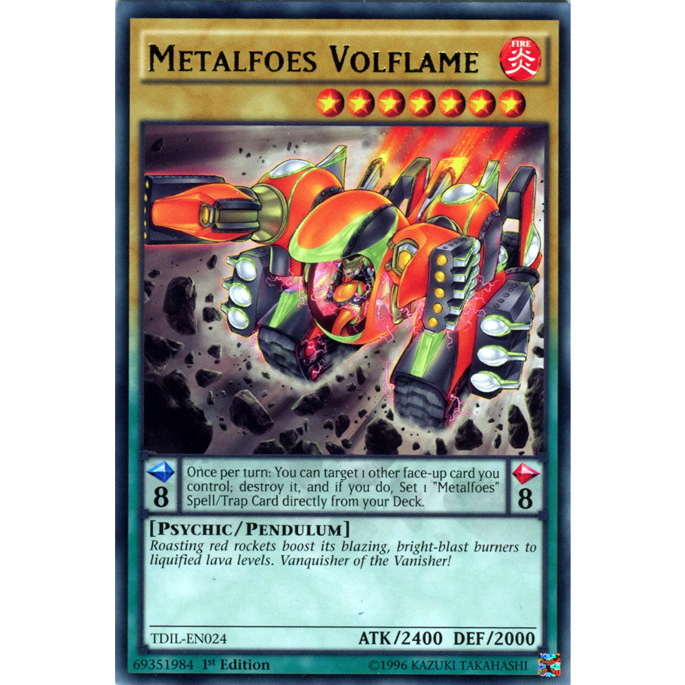 Metalfoes Volflame TDIL-EN024 Yu-Gi-Oh! Card from the The Dark Illusion Set