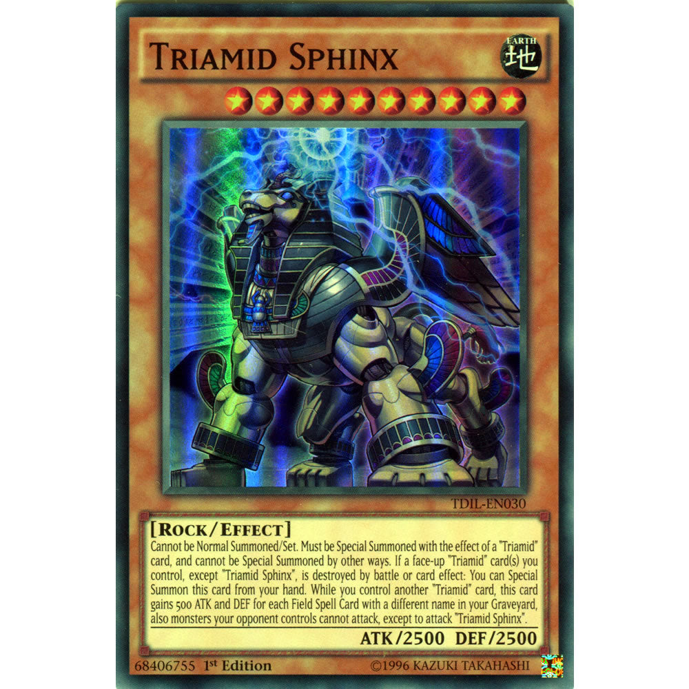 Triamid Sphinx TDIL-EN030 Yu-Gi-Oh! Card from the The Dark Illusion Set