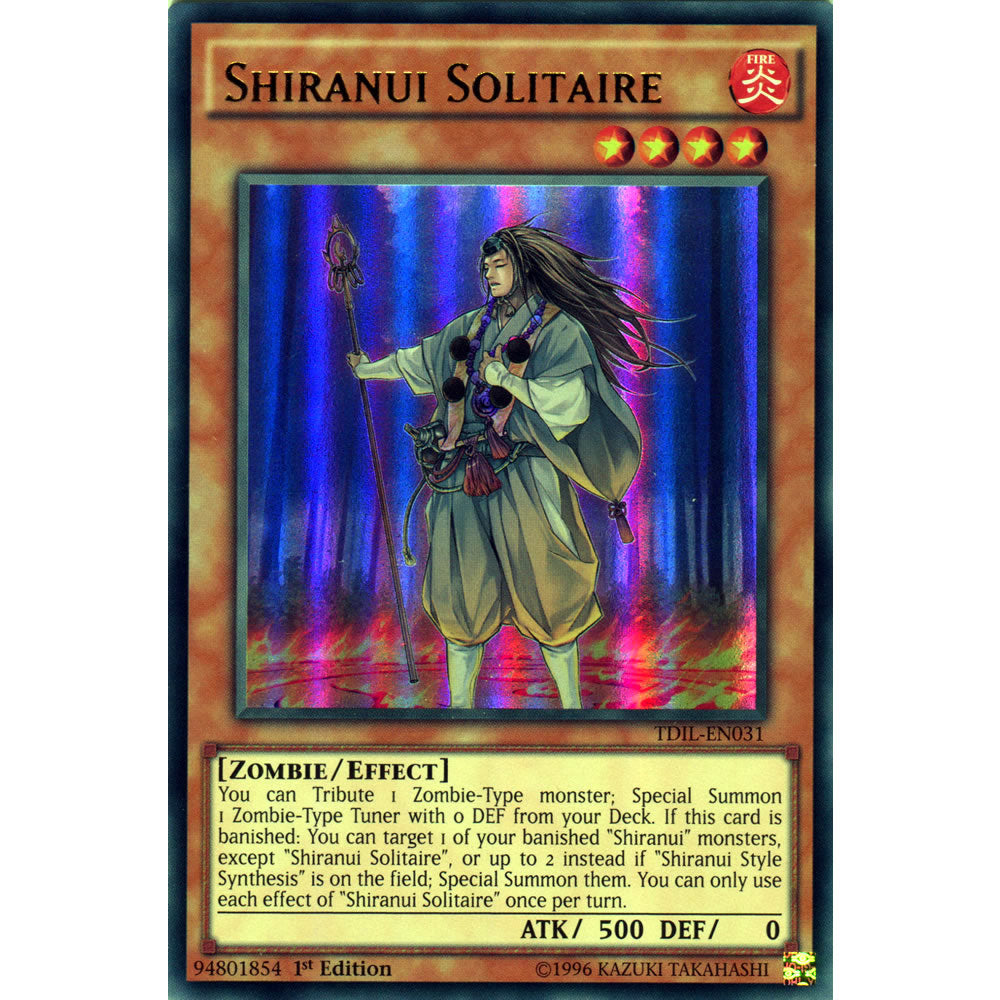 Shiranui Solitaire TDIL-EN031 Yu-Gi-Oh! Card from the The Dark Illusion Set