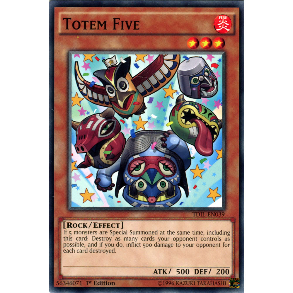 Totem Five TDIL-EN039 Yu-Gi-Oh! Card from the The Dark Illusion Set