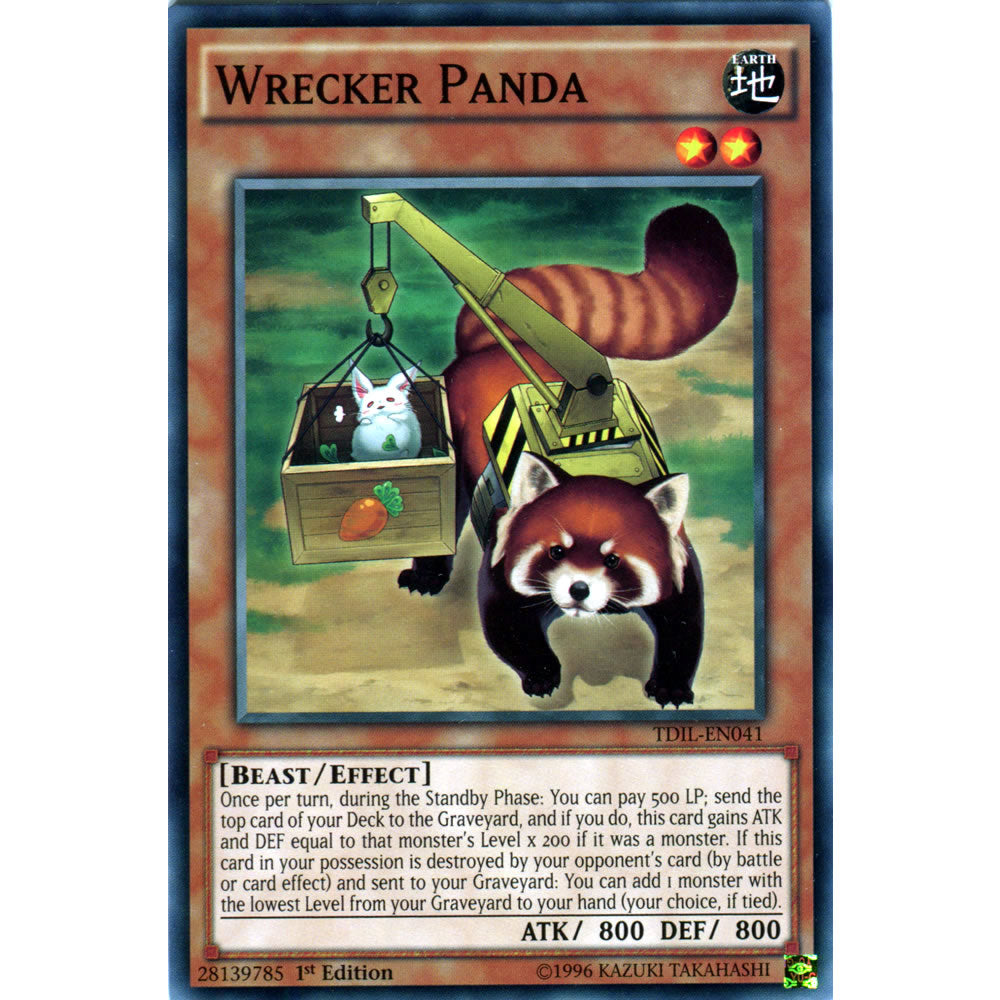 Wrecker Panda TDIL-EN041 Yu-Gi-Oh! Card from the The Dark Illusion Set