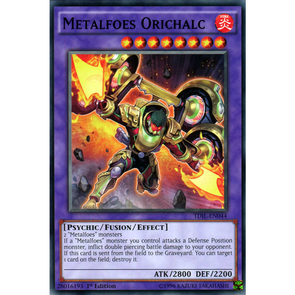 Metalfoes Orichalc TDIL-EN044 Yu-Gi-Oh! Card from the The Dark Illusion Set
