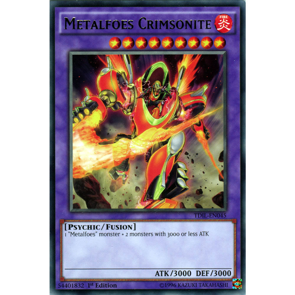 Metalfoes Crimsonite TDIL-EN045 Yu-Gi-Oh! Card from the The Dark Illusion Set
