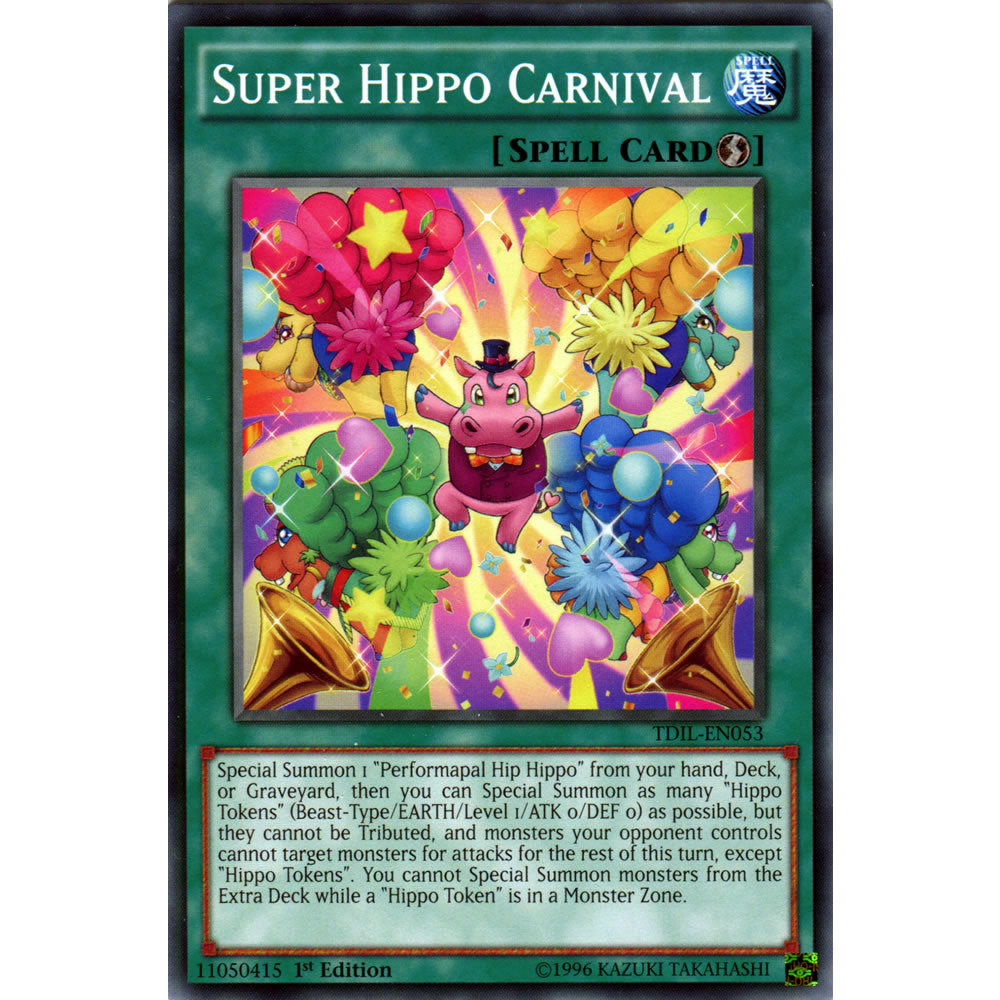 Super Hippo Carnival TDIL-EN053 Yu-Gi-Oh! Card from the The Dark Illusion Set