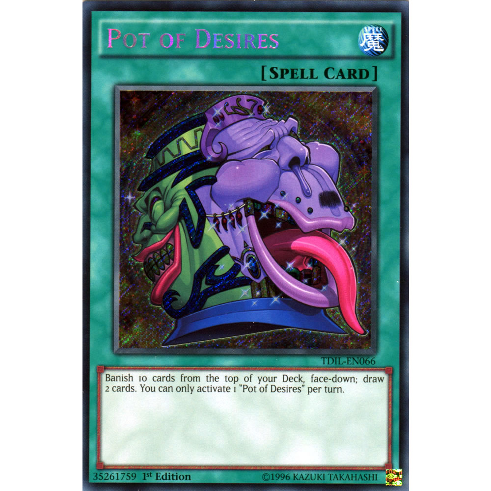 Pot of Desires TDIL-EN066 Yu-Gi-Oh! Card from the The Dark Illusion Set