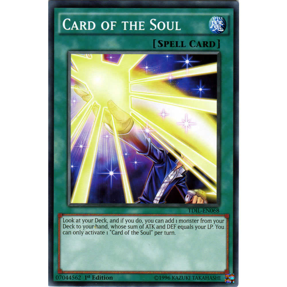 Card of the Soul TDIL-EN068 Yu-Gi-Oh! Card from the The Dark Illusion Set