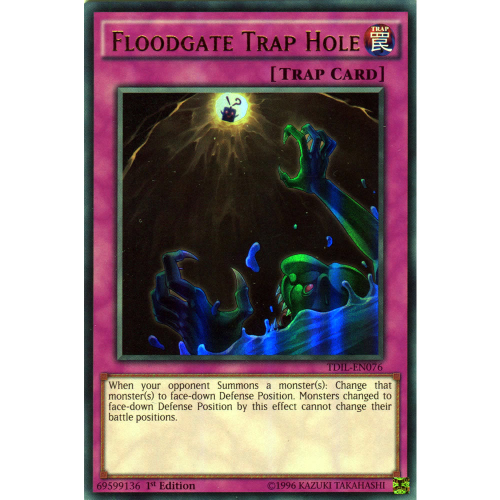 Floodgate Trap Hole TDIL-EN076 Yu-Gi-Oh! Card from the The Dark Illusion Set