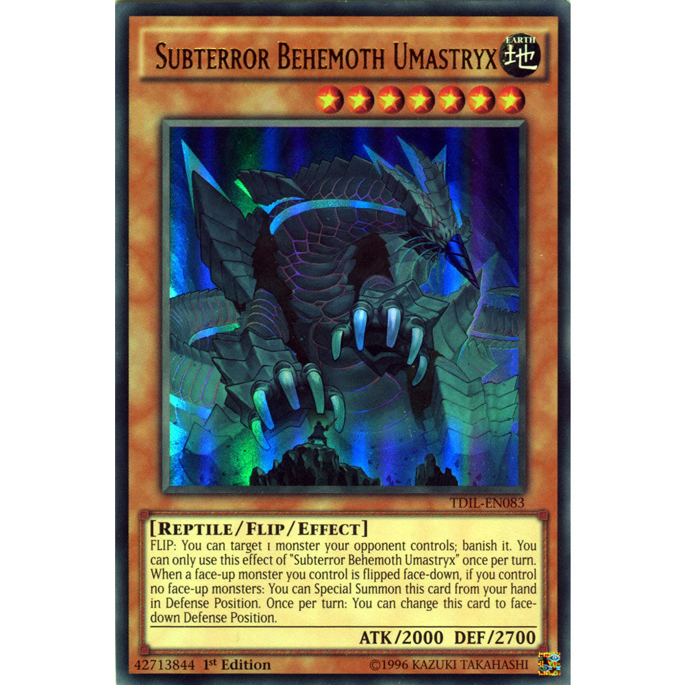 Subterror Behemoth Umastryx TDIL-EN083 Yu-Gi-Oh! Card from the The Dark Illusion Set