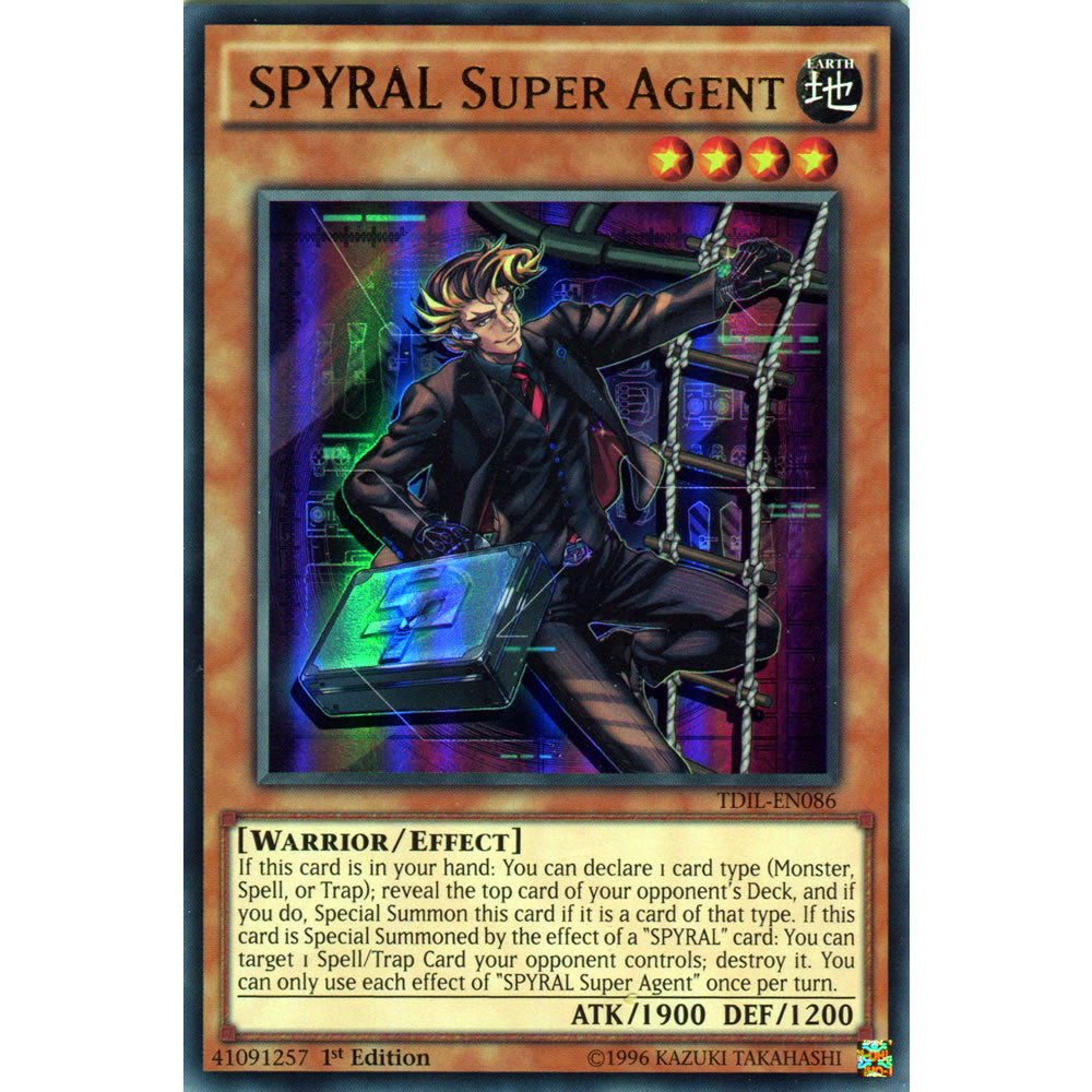 SPYRAL Super Agent TDIL-EN086 Yu-Gi-Oh! Card from the The Dark Illusion Set