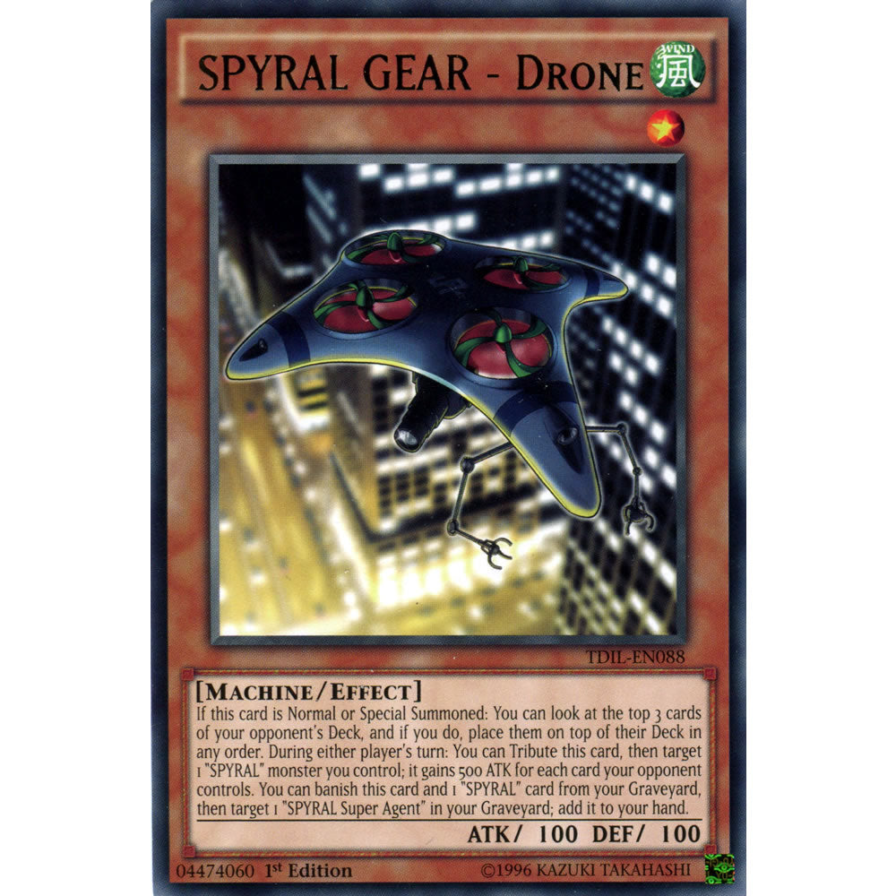 SPYRAL GEAR - Drone TDIL-EN088 Yu-Gi-Oh! Card from the The Dark Illusion Set