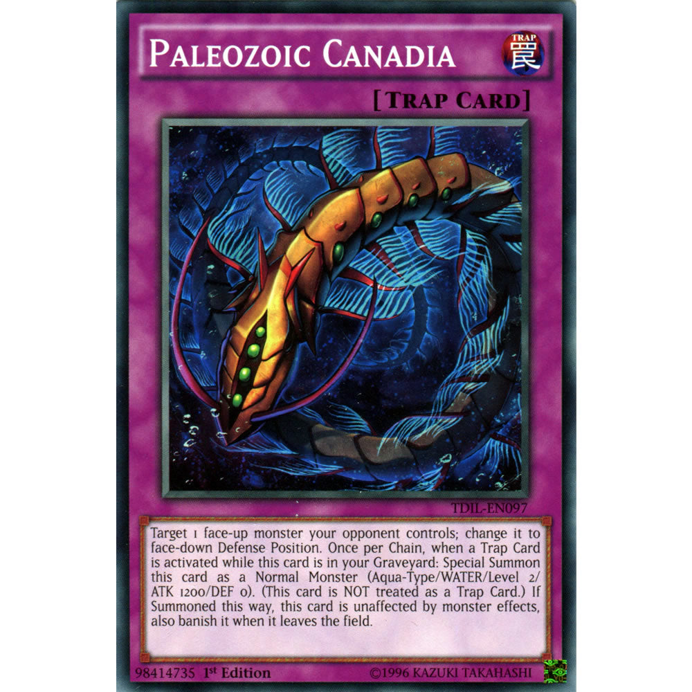Paleozoic Canadia TDIL-EN097 Yu-Gi-Oh! Card from the The Dark Illusion Set