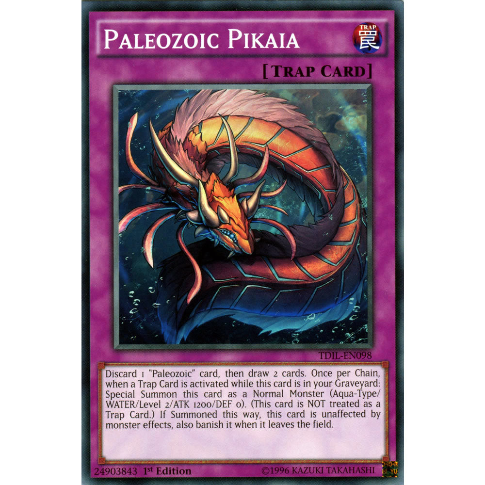 Paleozoic Pikaia TDIL-EN098 Yu-Gi-Oh! Card