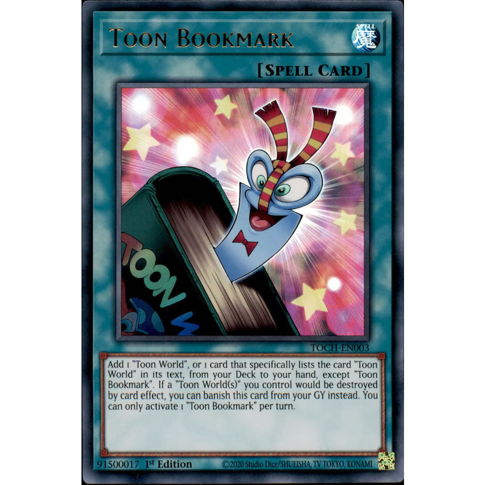 Toon Bookmark TOCH-EN003 Yu-Gi-Oh! Card from the Toon Chaos Set