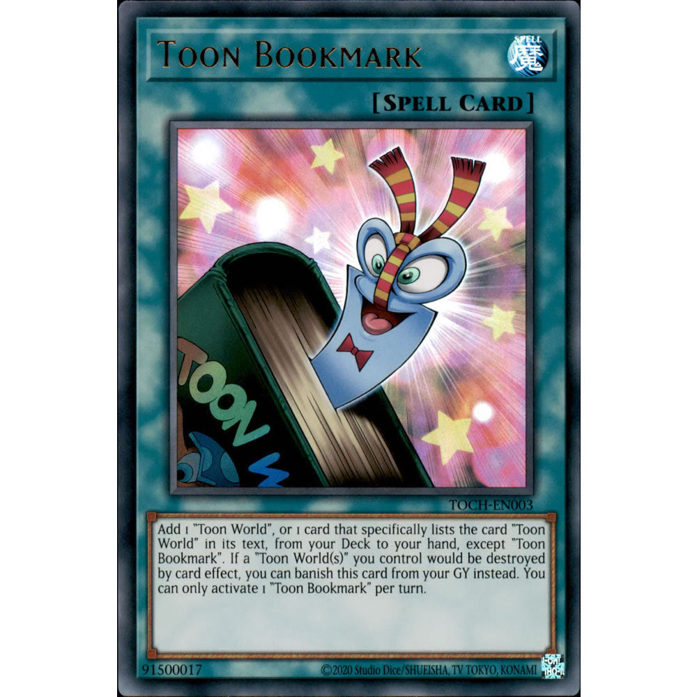 Toon Bookmark TOCH-EN003 Yu-Gi-Oh! Card from the Toon Chaos Set