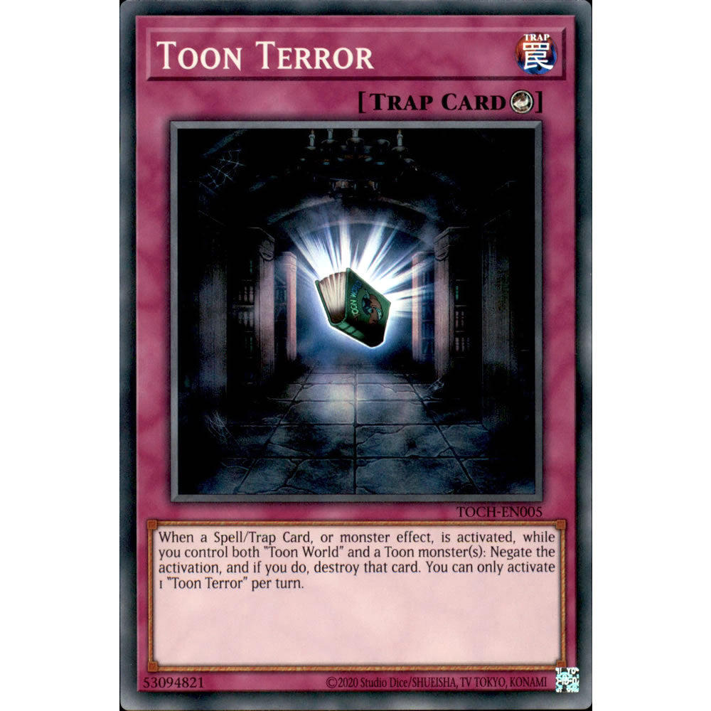 Toon Terror TOCH-EN005 Yu-Gi-Oh! Card from the Toon Chaos Set