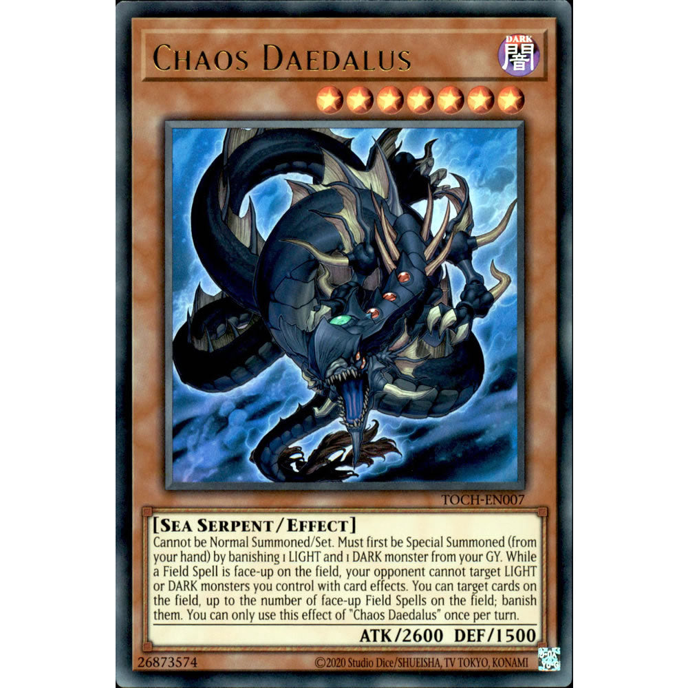 Chaos Daedalus TOCH-EN007 Yu-Gi-Oh! Card from the Toon Chaos Set