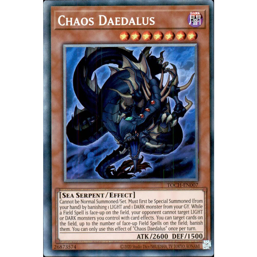 Chaos Daedalus TOCH-EN007 Yu-Gi-Oh! Card from the Toon Chaos Set