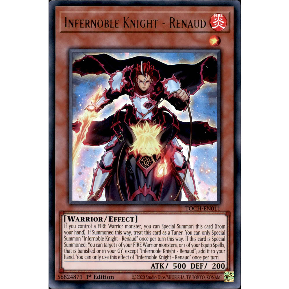 Infernoble Knight - Renaud TOCH-EN011 Yu-Gi-Oh! Card from the Toon Chaos Set