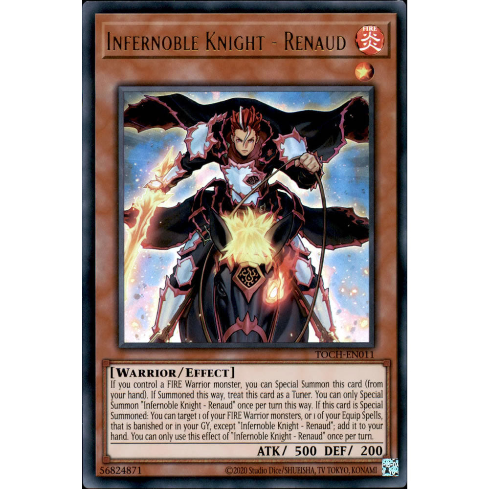 Infernoble Knight - Renaud TOCH-EN011 Yu-Gi-Oh! Card from the Toon Chaos Set